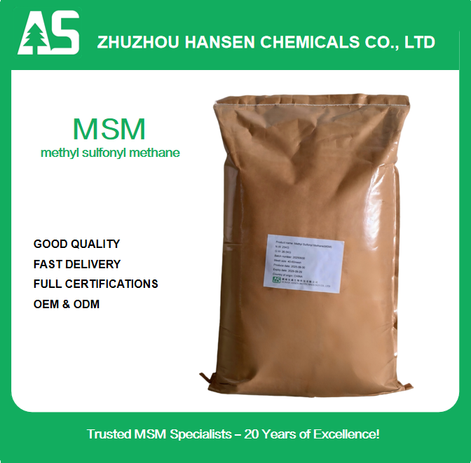 25KG MSM by kraft paper bag 